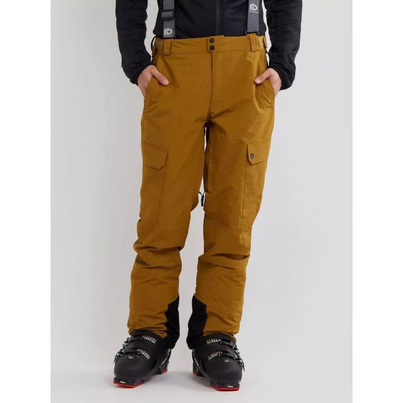 Pánske lyžiarske nohavice FUNDANGO Sierra Colourblock Pants-240-mustard 2