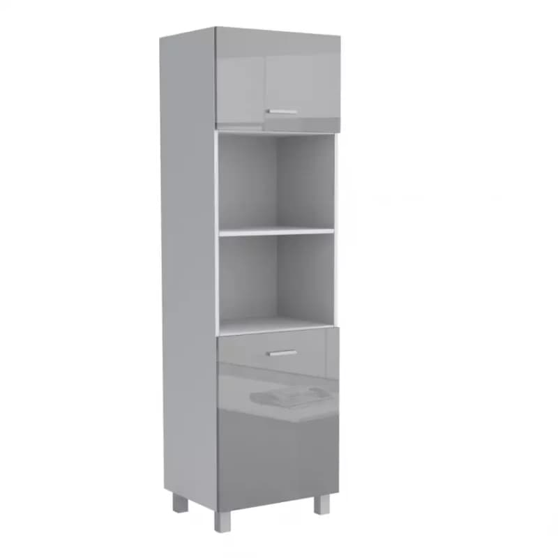 Kuchynská skrinka Lucjan 60KPM 2F 2100 LUX šedá