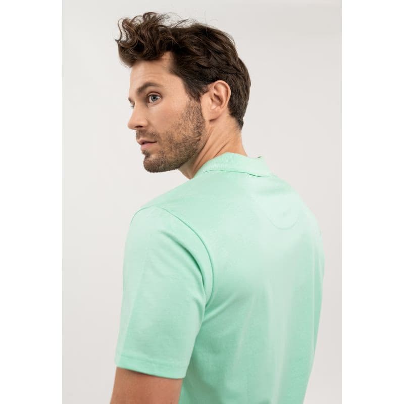 Pánske polo tričko s krátkym rukávom VOLCANO MARON 303-MINT 2