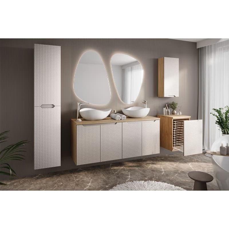 ArtCom Vysoká skrinka do kúpeľne LUXOR Beige 80-01-1D 2