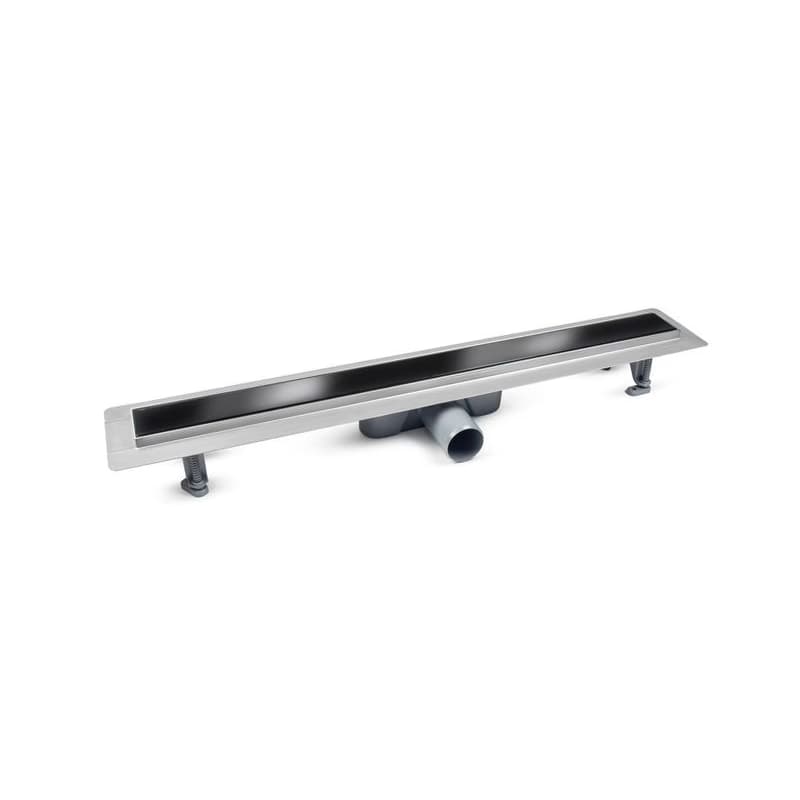 BESCO - Odtokový žľab VIRGO BLACK - Rozmer A - 70 cm ZLOL70VBL 3