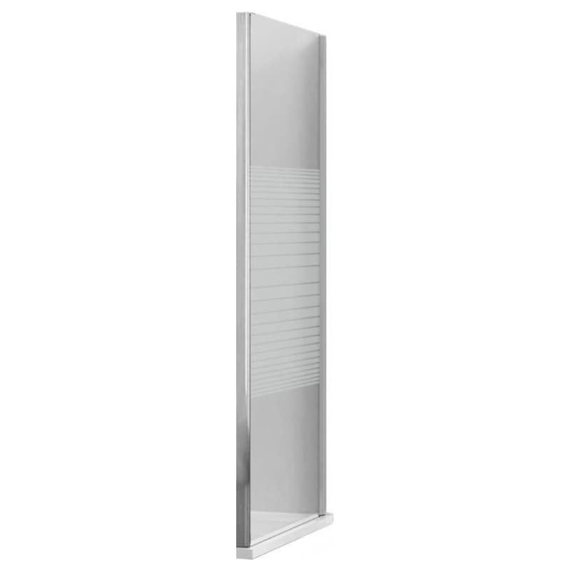 MEXEN - APIA stena 90x190 cm 5mm chróm pásy 840-090-000-01-20