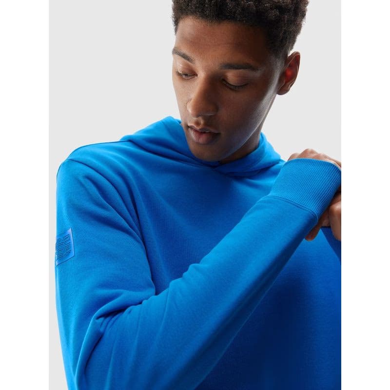 Pánska mikina s kapucňou 4F SWEATSHIRT-AW23TSWSM688-33S-BLUE 5