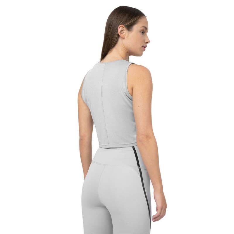 Dámske tréningové tielko 4F TSHIRT FNK F148-27S-COLD LIGHT GREY 2