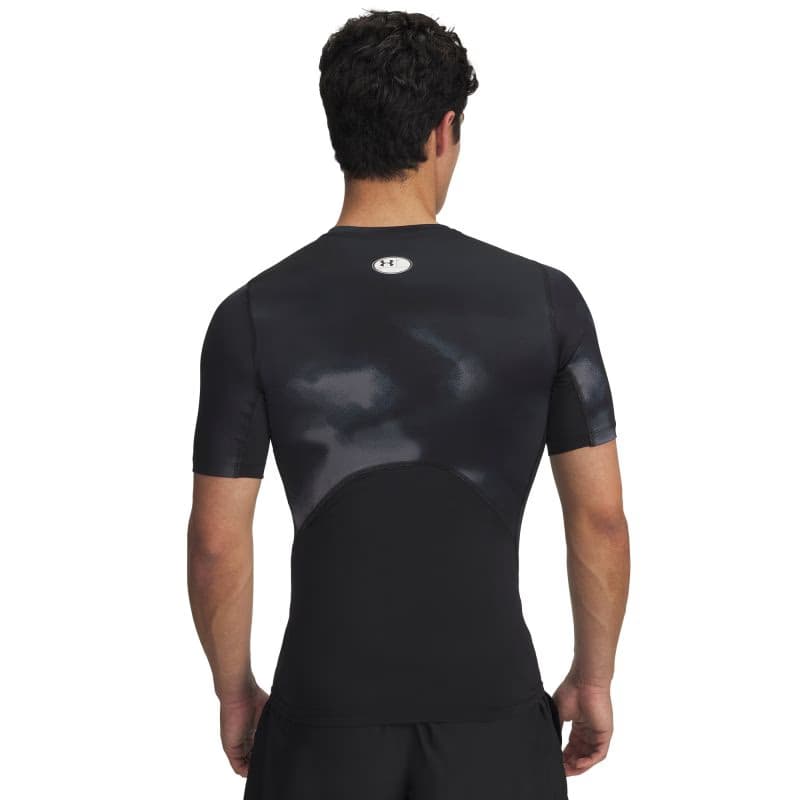 Pánske kompresné tričko s krátkym rukávom UNDER ARMOUR UA HG Armour Printed SS 3