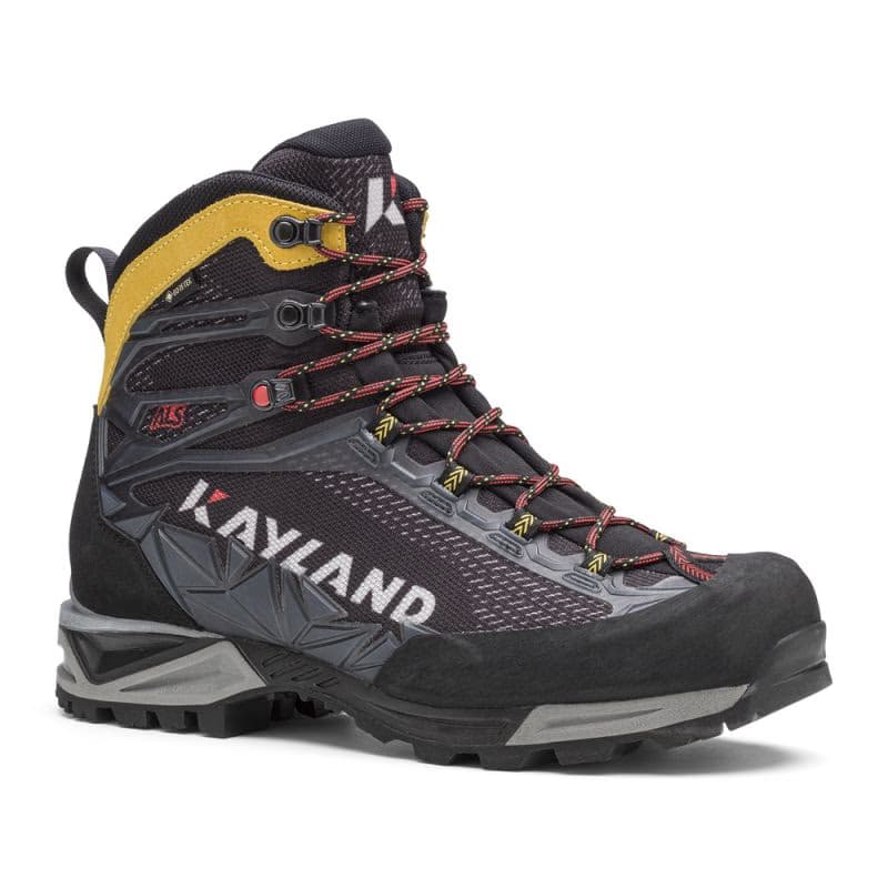 Pánska vysoká turistická obuv KAYLAND Rocket Gtx, Black Yellow 2