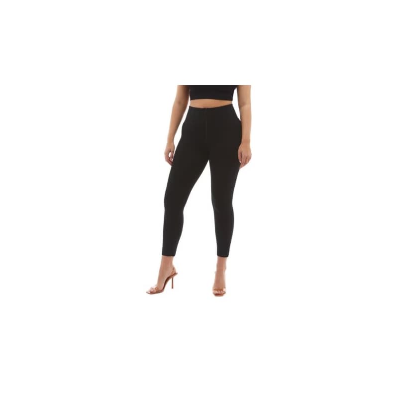 Dámske jeggings nohavice FREDDY WR.UP® superskinny push up 7 8 trousers with high waist and zip-Black