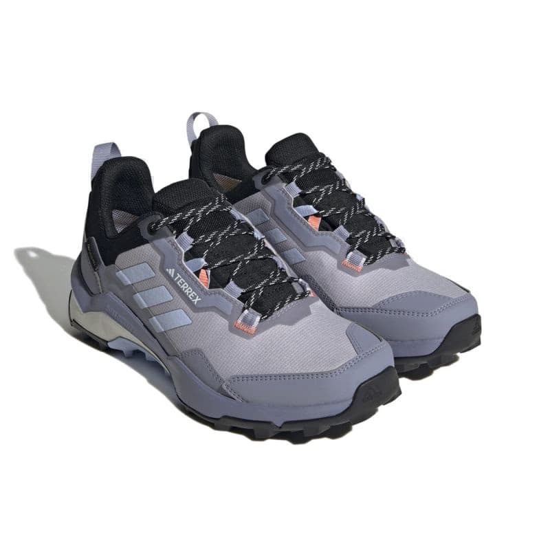 Dámska nízka turistická obuv ADIDAS Terrex AX4 GTX silver violet blue dawn solar gold 3