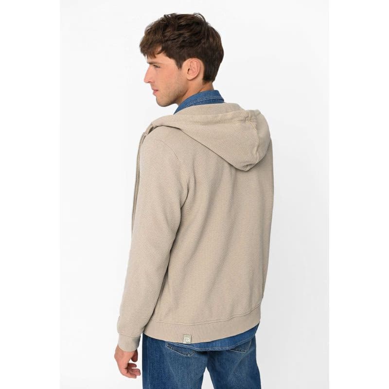 Pánska mikina so zipsom VOLCANO B-LERMO-102-BEIGE 4