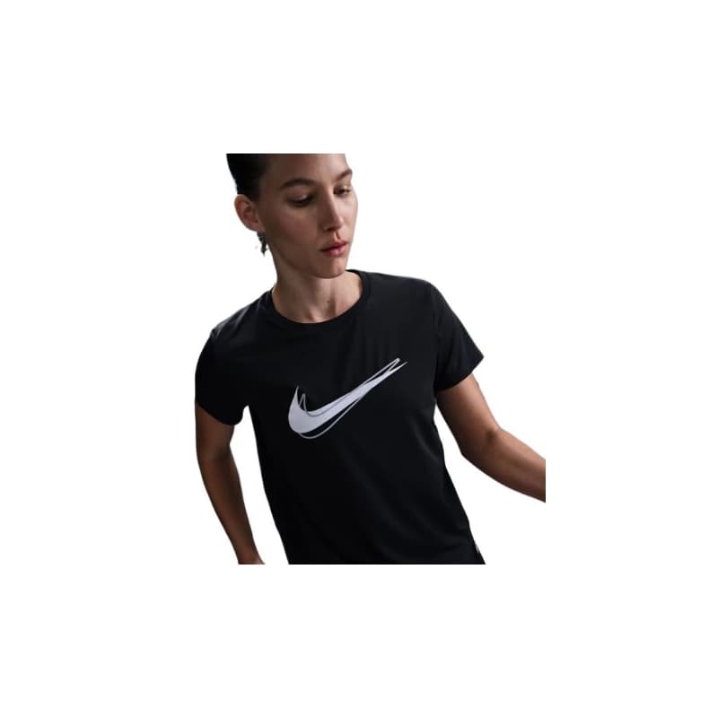 Dámske bežecké tričko s krátkym rukávom NIKE W NK ONE SWSH HBR DF SS TOP