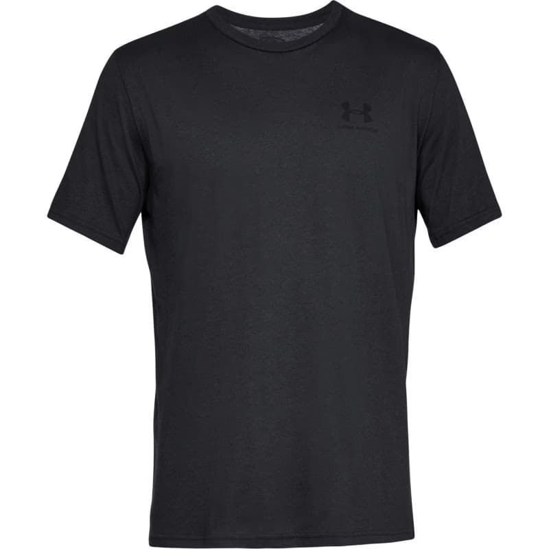 Pánske tréningové tričko s krátkym rukávom UNDER ARMOUR SPORTSTYLE LEFT CHEST SS-BLK 4