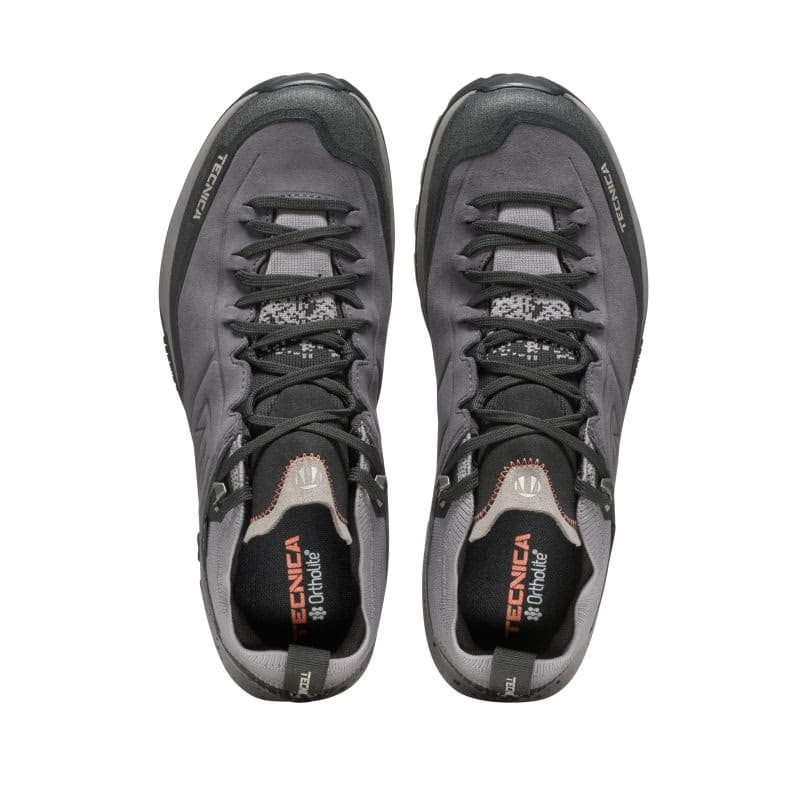 Pánska nízka turistická celokožená obuv TECNICA Forge Hike GTX Ms, dark grey burnt orange 5