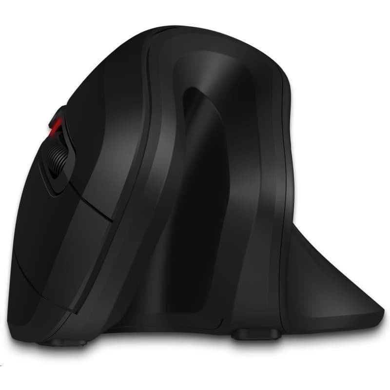 CONNECT IT FOR HEALTH ergonomická vertikálna myš (+ 1x AA batéria zadarmo) bezdrôtová, čierna 5