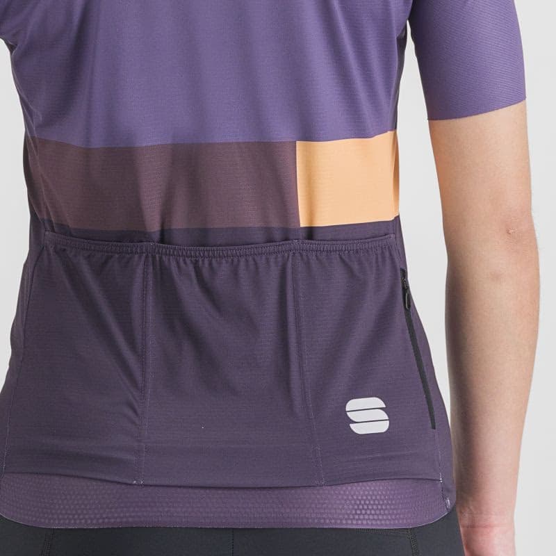 Dámsky cyklistický dres s krátkym rukávom SPORTFUL Snap w jrs, nightshade mulled grape 4