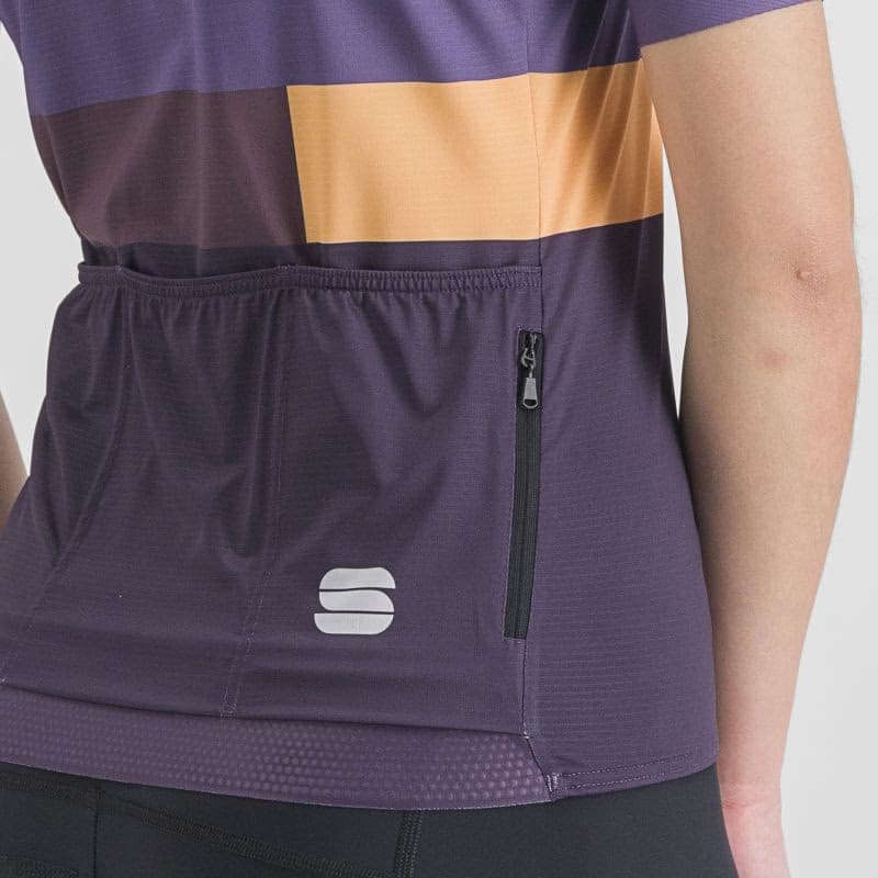 Dámsky cyklistický dres s krátkym rukávom SPORTFUL Snap w jrs, nightshade mulled grape 5