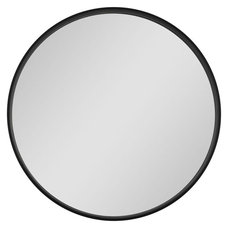 OLSEN SPA - Zrkadlo bez osvetlenia REISA BLACK - Priemer - 70 cm OLNZREI70B