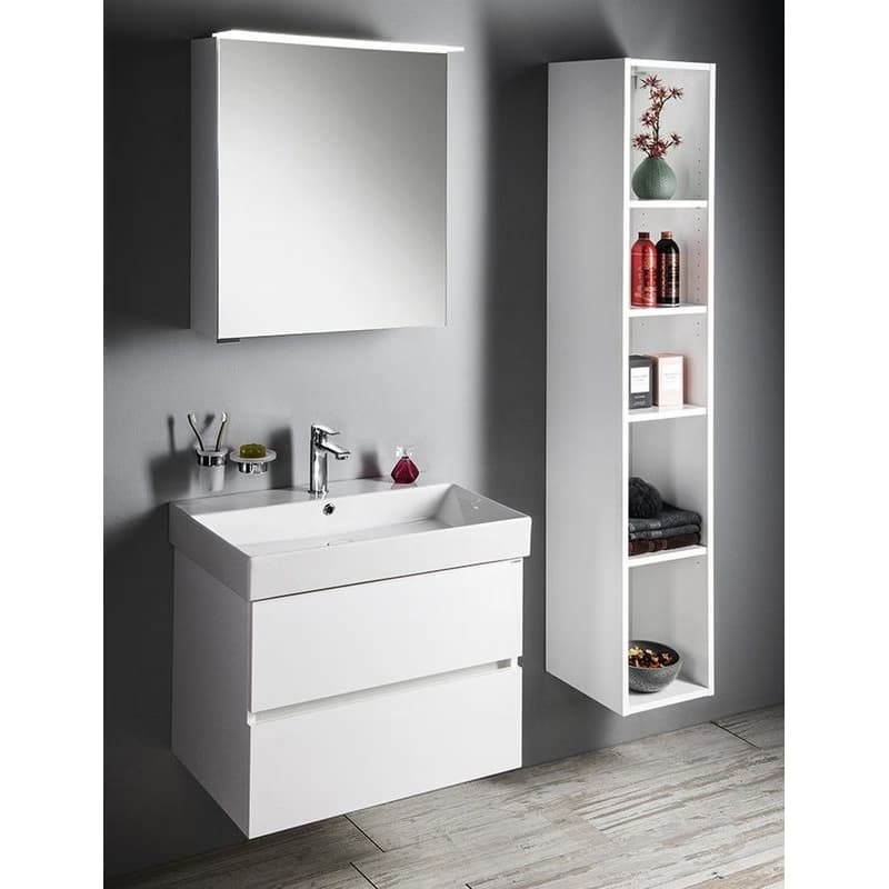 SAPHO - ODETTA umývadlová skrinka 67x50x43,5cm, biela lesk DT070-3030 5
