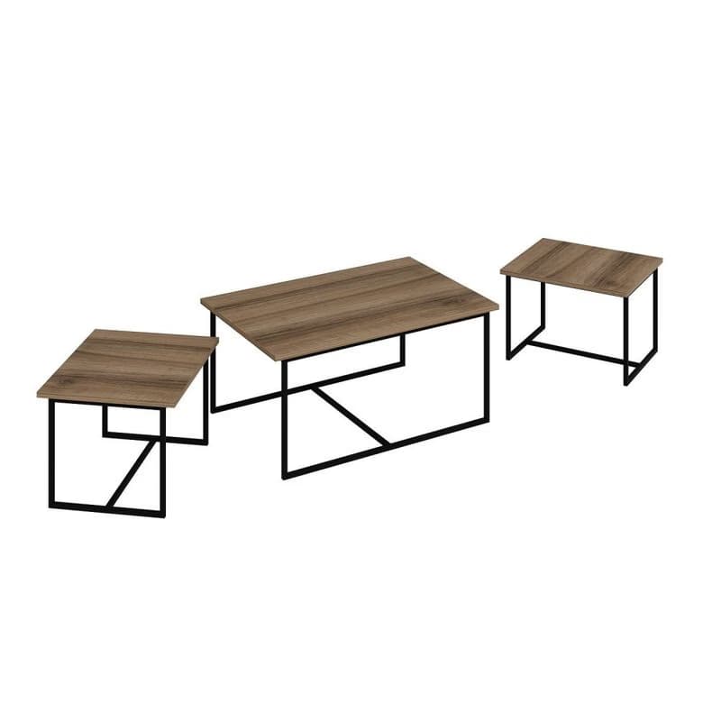 Sada odkladacích stolíkov (3 kusy) Levada - Walnut 6