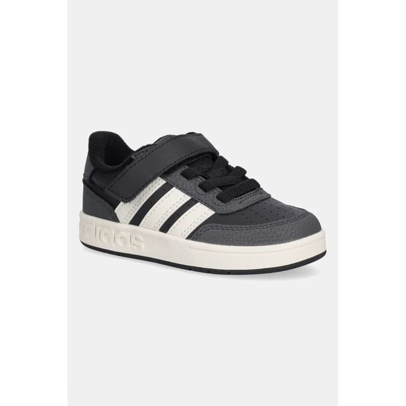Detská rekreačná obuv ADIDAS Breakbase K core black off white carbon 3