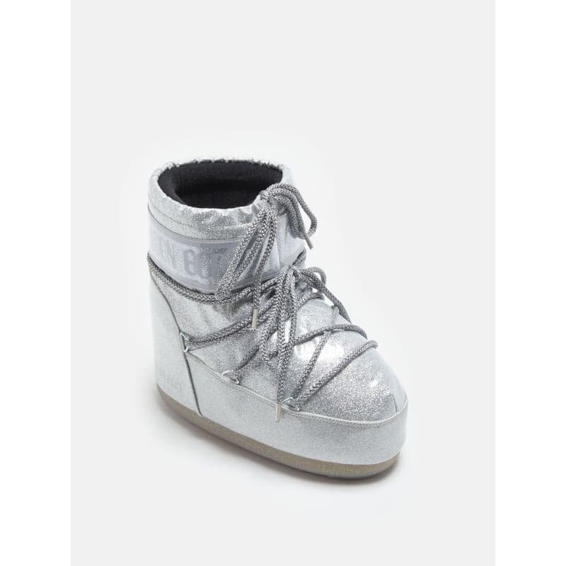 Dámske nízke zimné topánky MOON BOOT MB ICON LOW GLITTER-H001 SILVER 2