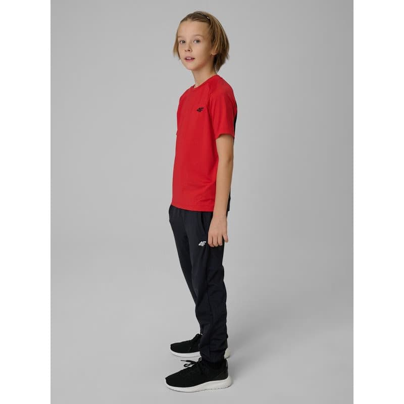 Chlapčenské tepláky 4F JUNIOR TROUSERS FNK M1152-20S-DEEP BLACK 4