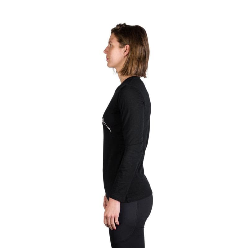Dámske turistické tričko s dlhým rukávom NORTHFINDER SHARI-269black 3