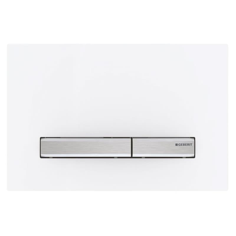 GEBERIT SIGMA50 ovládacie tlačítko, biela lesk/chróm 115.788.11.2
