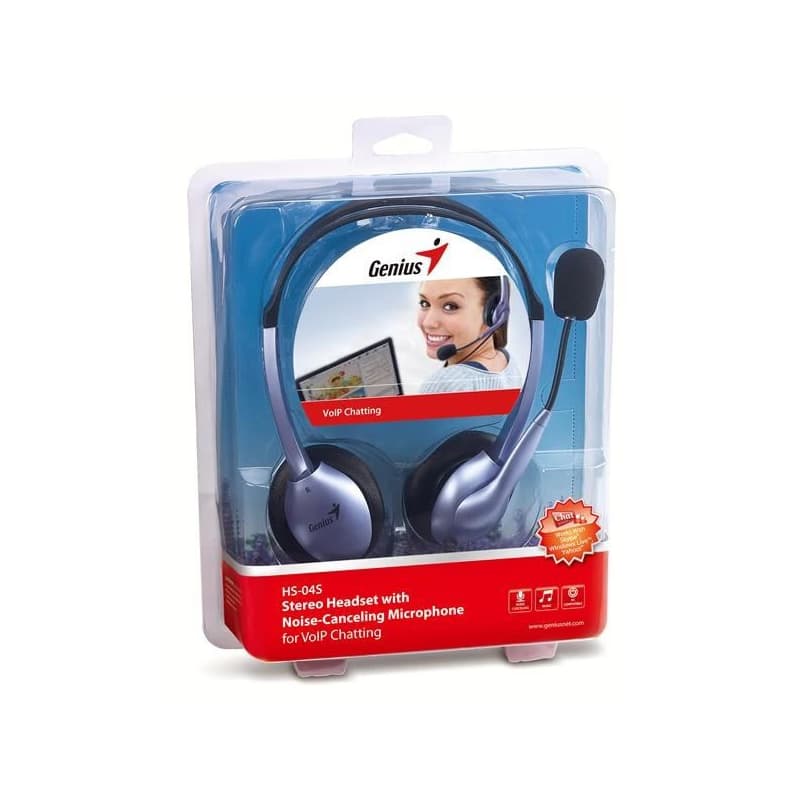 GENIUS slúchadlá s mikrofónom HS-04S 5