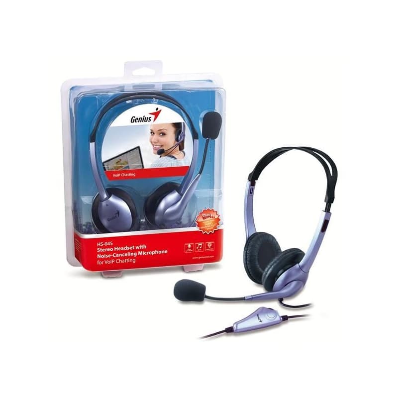 GENIUS slúchadlá s mikrofónom HS-04S 6