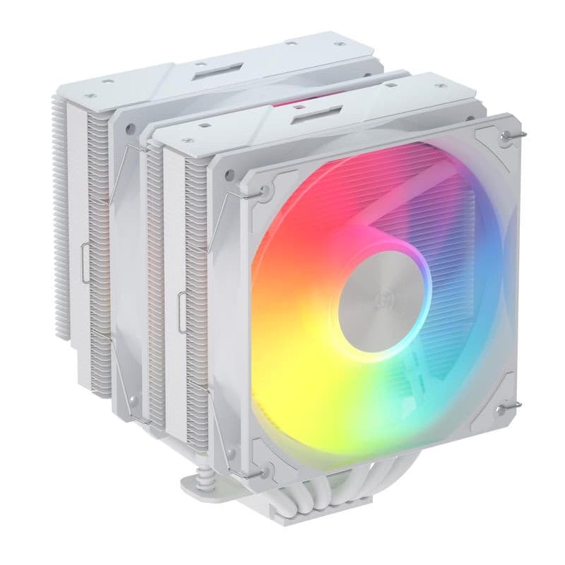 FSP Chladič CPU MP7-WA Dual, 120mm FDB Fan, White 2