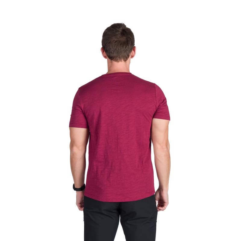 Pánske turistické tričko s krátkym rukávom NORTHFINDER JOSEF-307darkred 3