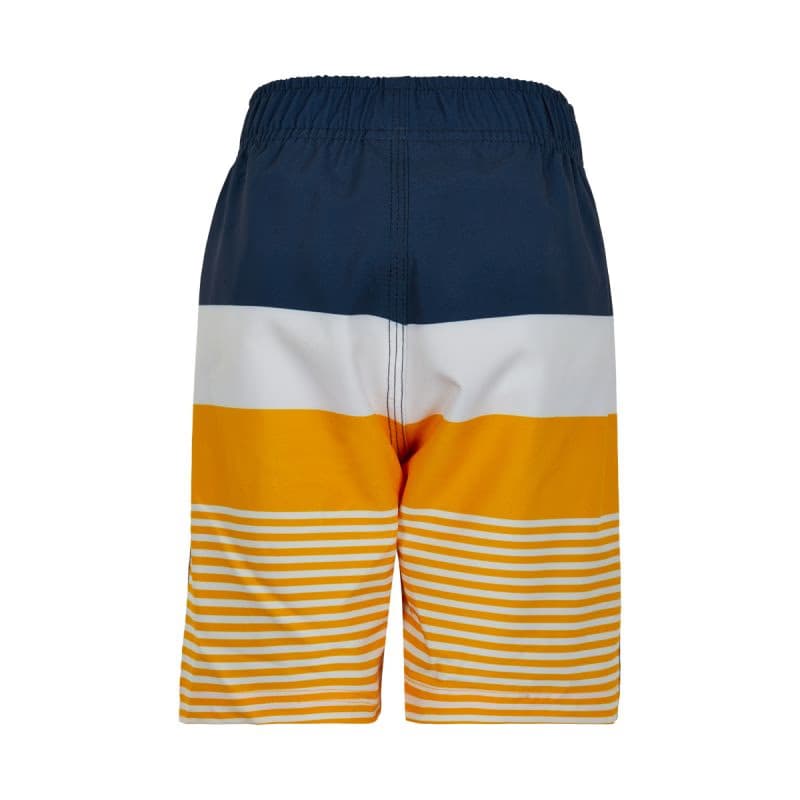 Chlapčenské plavky COLOR KIDS Swim shorts stripes UPF 30+ Saffron 2