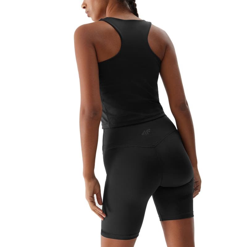 Dámske tréningové kraťasy 4F SHORTS FNK-WSS24TFSHF385-20S-DEEP BLACK 4