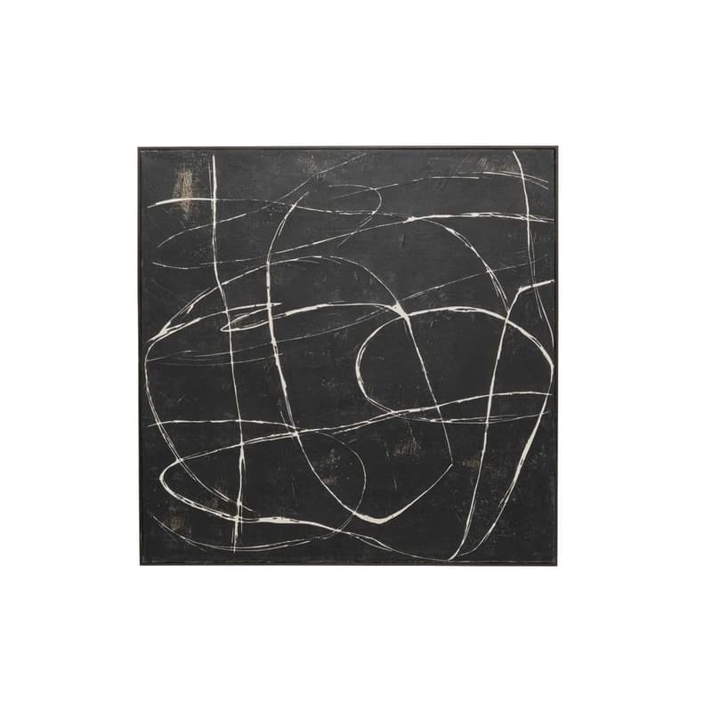 Sketch Black obraz na plátne 120x120 cm