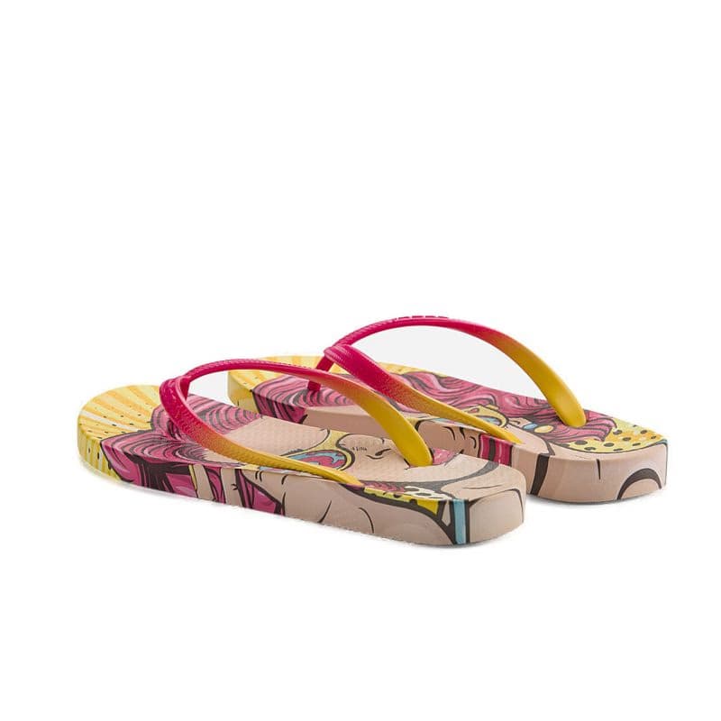 Dámske žabky (plážová obuv) COQUI Kaja Printed wow lt. fuchsia 3