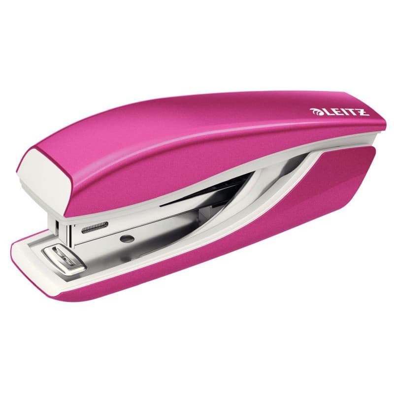LEITZ Mini zošívačka NeXXt 5528, metalická ružová, box