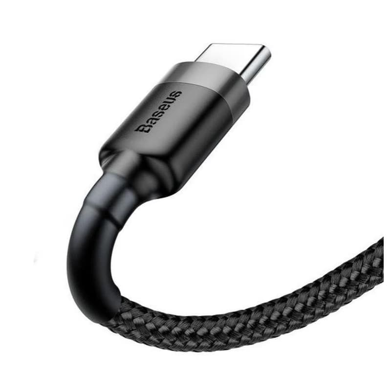 Baseus dátový kábel Cafule USB-C 3m 2A šedo-čierny 2