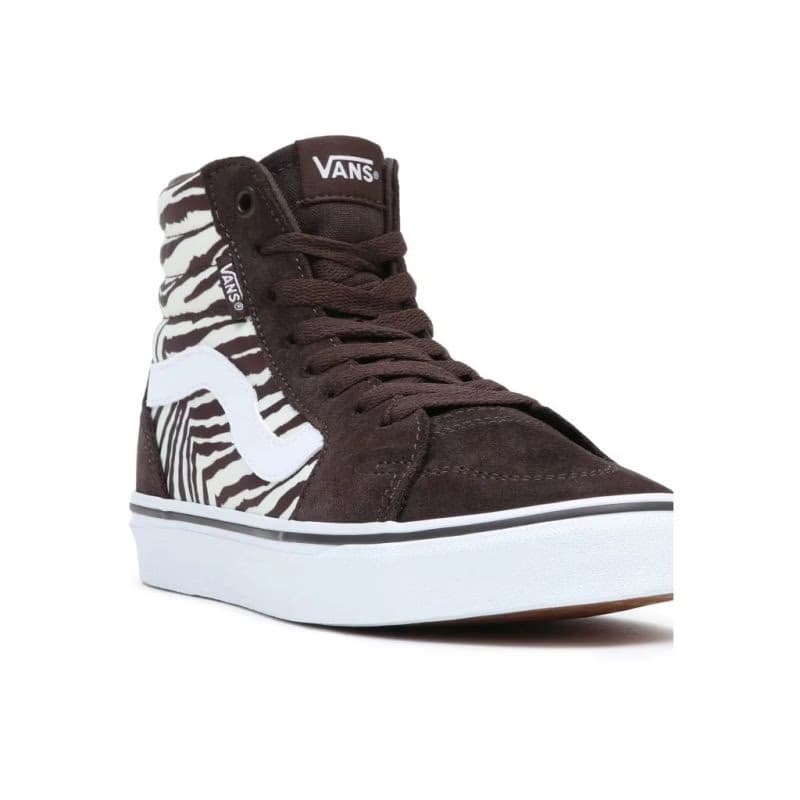 Dámska rekreačná obuv VANS WM Filmore HI Satin Tiger brown white 2