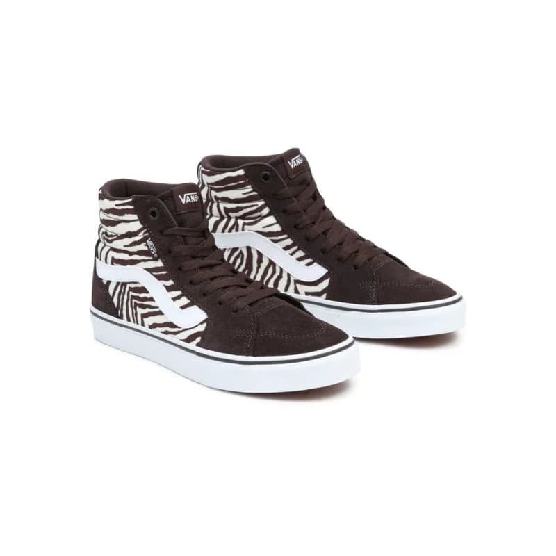 Dámska rekreačná obuv VANS WM Filmore HI Satin Tiger brown white 3
