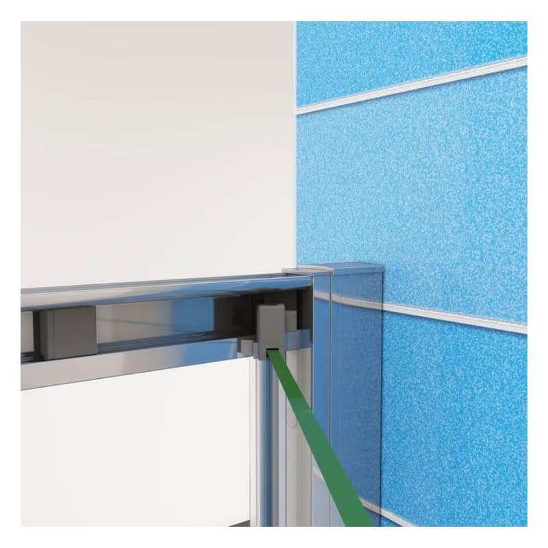 H K - Zalamovacie dvere MONO B8 76-80 x 185 cm SE-MONOB880SET 4
