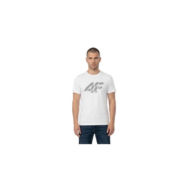 Pánske tričko s krátkym rukávom 4F TSHIRT M3342-10S-WHITE