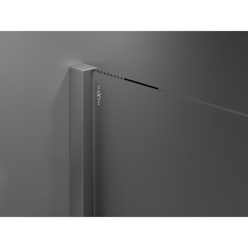MEXEN/S - Velár sprchovací kút, posuvné dvere 110 x 85, grafit, grafit metal 871-110-085-41-95 6