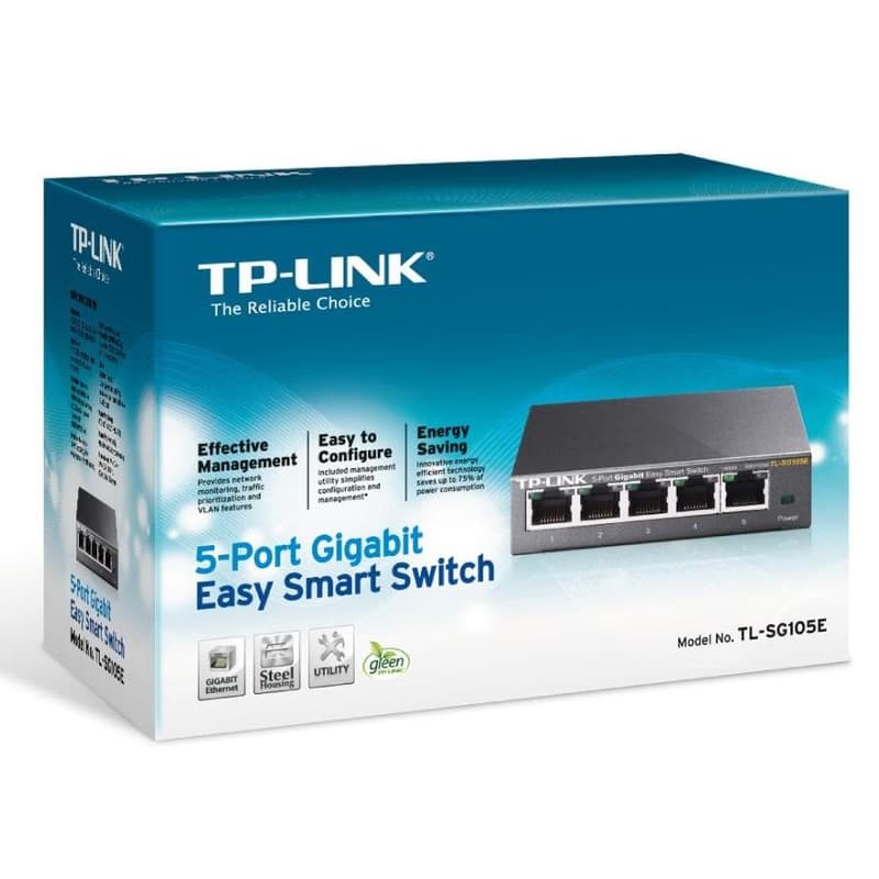TP-Link TL-SG105E 5-port Gigabit Easy Smart Switch 4