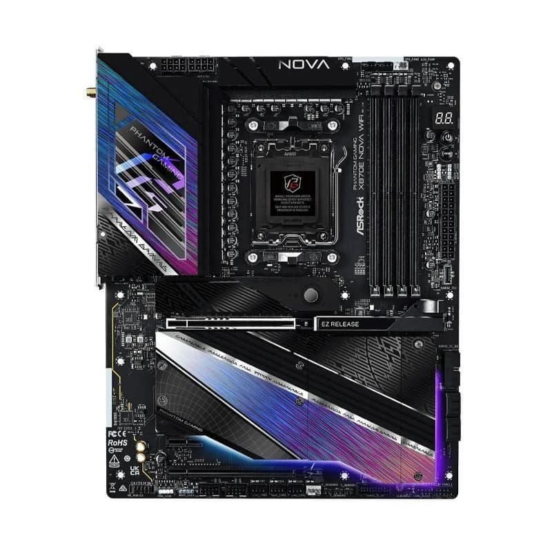 ASRock MB Sc AM5 X870 NOVA WIFI, AMD X870, 4xDDR5, 1xHDMI, 2xUSB4, WI-FI 2