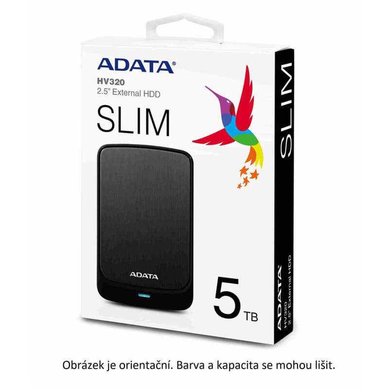 ADATA Externý HDD 2TB 2, 5" USB 3.1 AHV320, čierny 6