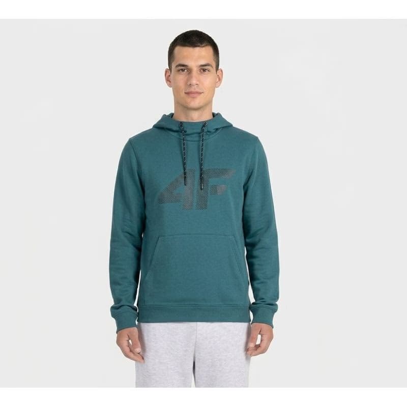 Pánska mikina s kapucňou 4F SWEATSHIRT M2133-46S-TEAL 2