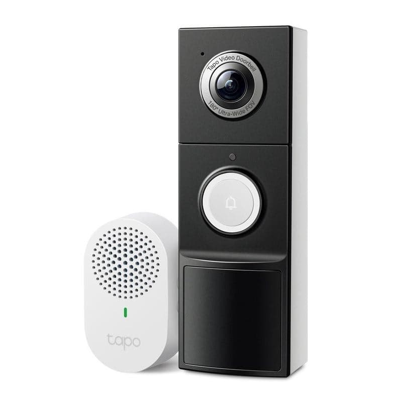 TP-Link Tapo D235 Chytrý video zvonček (5MP, 2K, WiFi, IR 10m, microSD)