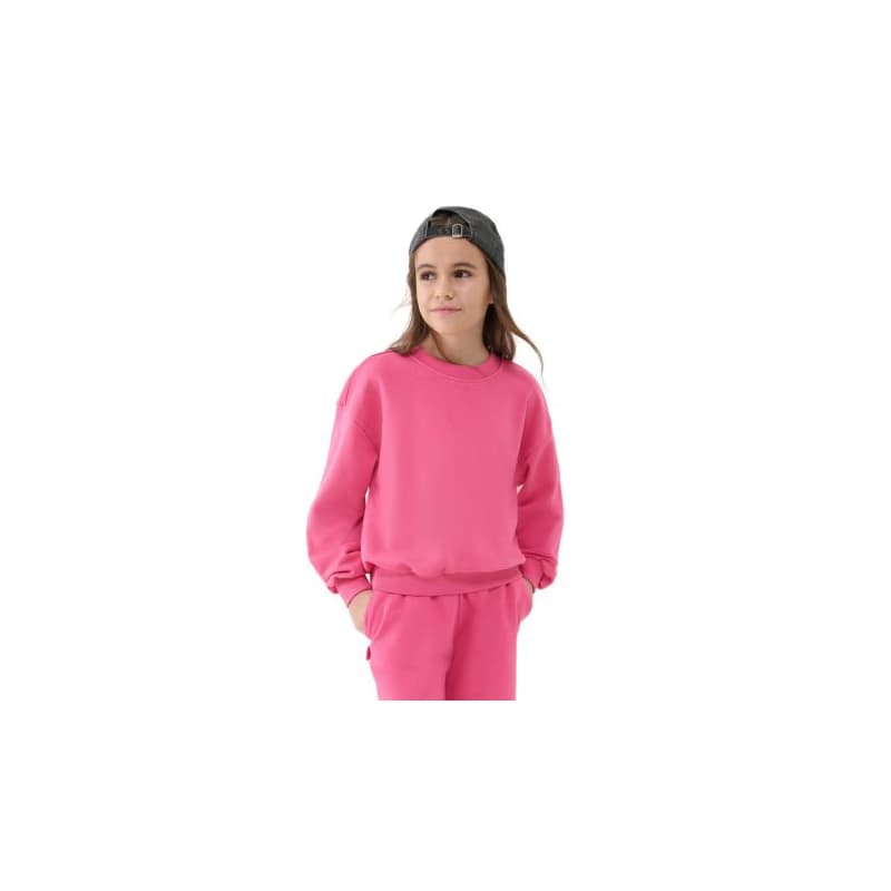 Dievčenská mikina 4F JUNIOR SWEATSHIRT F1479-54S-PINK