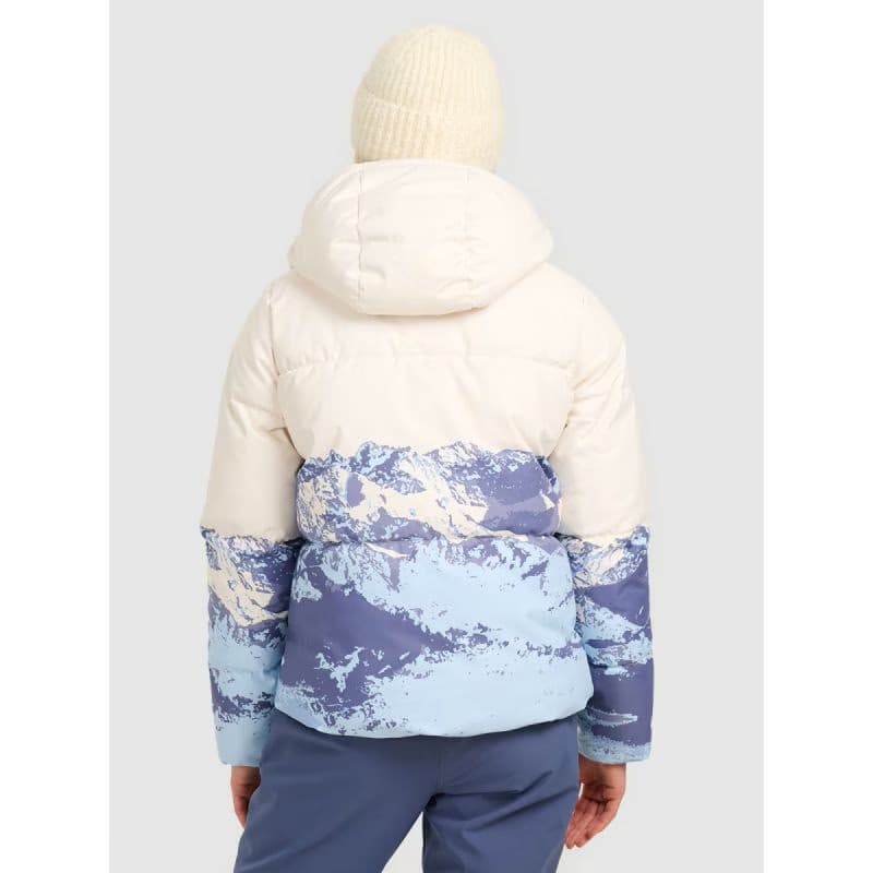 Dámska lyžiarska bunda 4F TECHNICAL JACKET F0808-WAW25TTJAF0808-34A-LIGHT BLUE ALLOVER 4