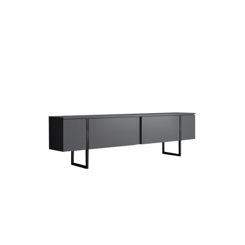 Living Room Furniture Set Luxe - Anthracite, Black 6